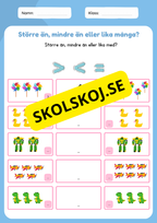 Större än mindre än eller lika med