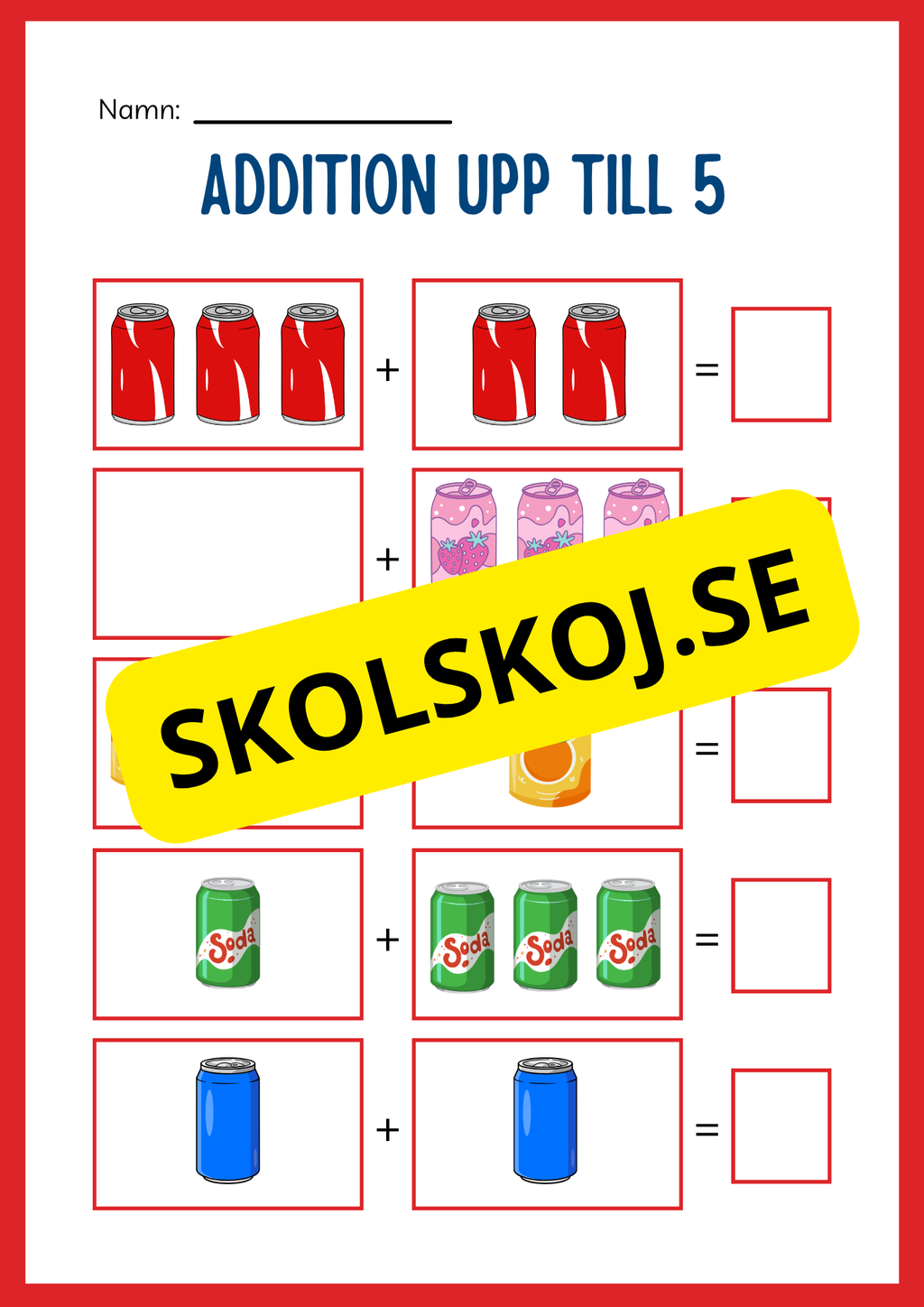 Stort paket - Addition 0 - 20