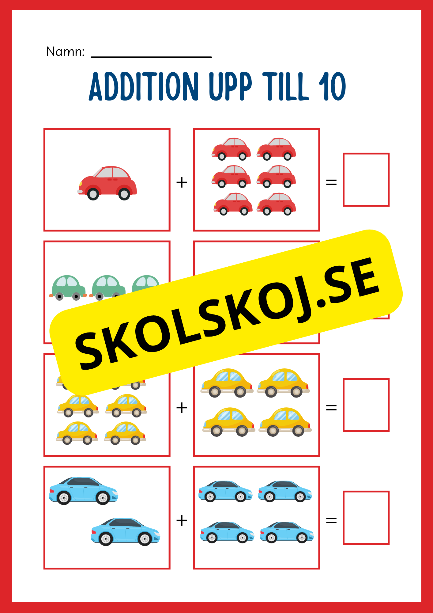 Stort paket - Addition 0 - 20