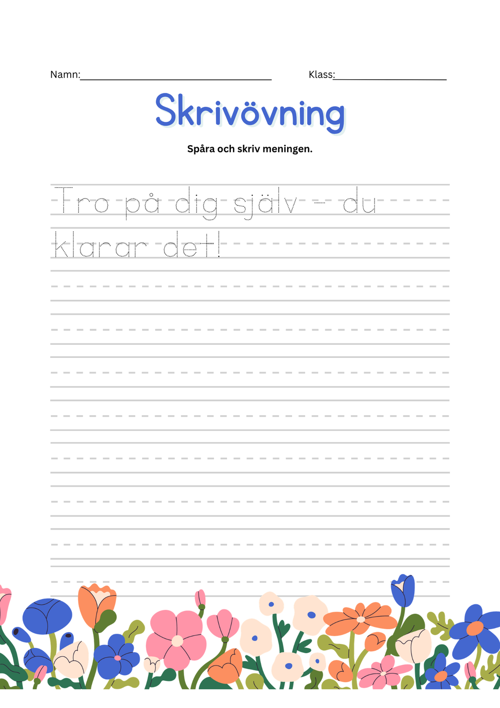 Extra stort paket - Jag lär mig läsa och skriva