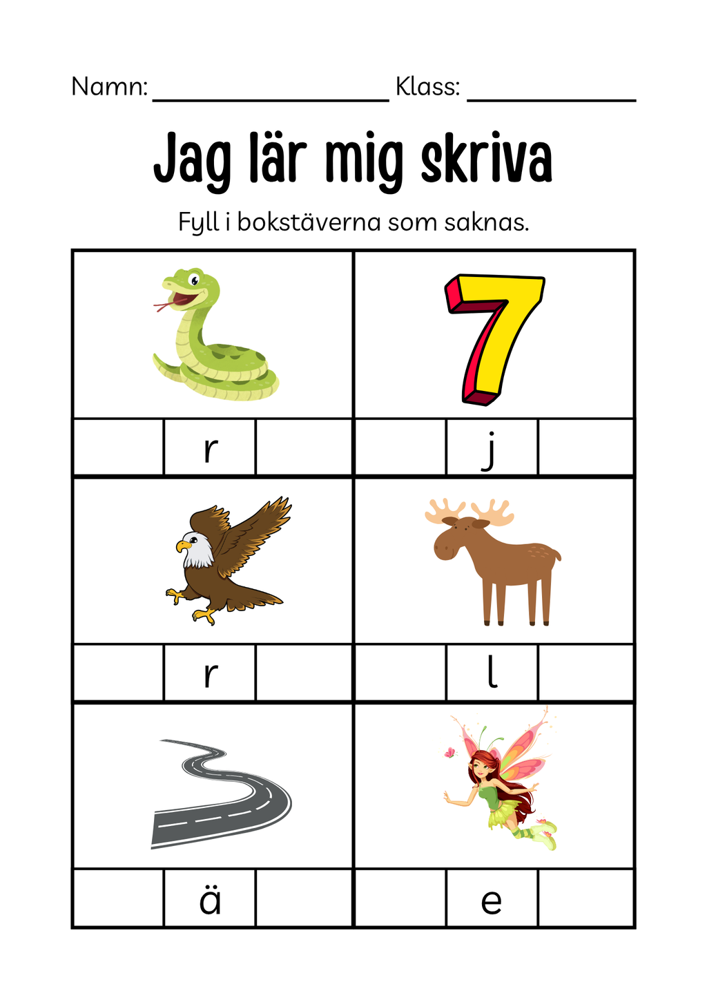 Extra stort paket - Jag lär mig läsa och skriva