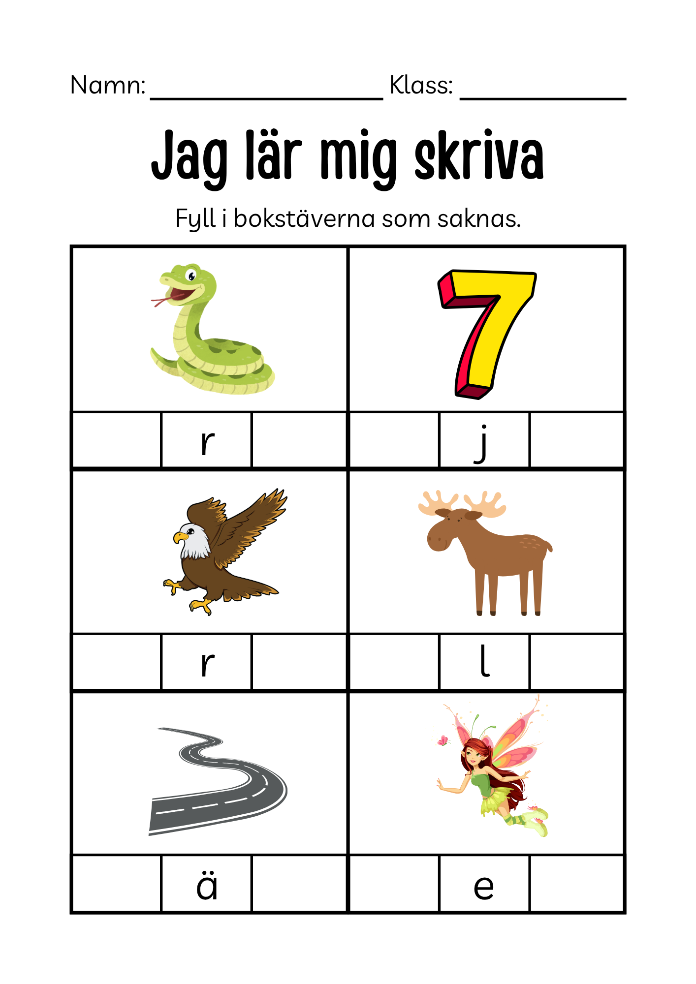 Extra stort paket - Jag lär mig läsa och skriva