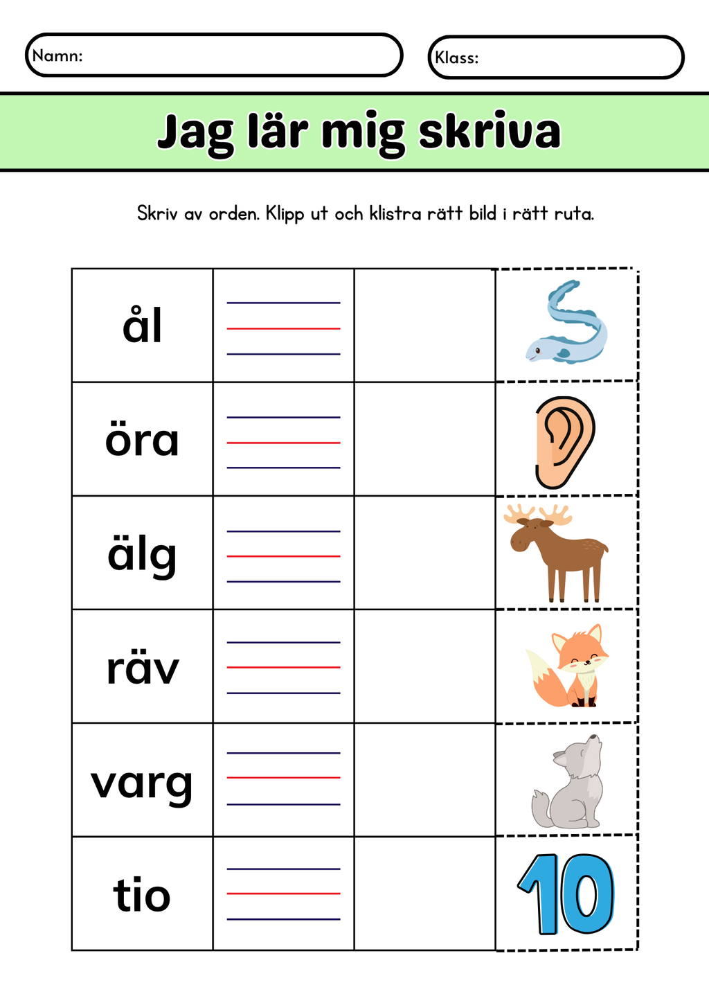 Extra stort paket - Jag lär mig läsa och skriva