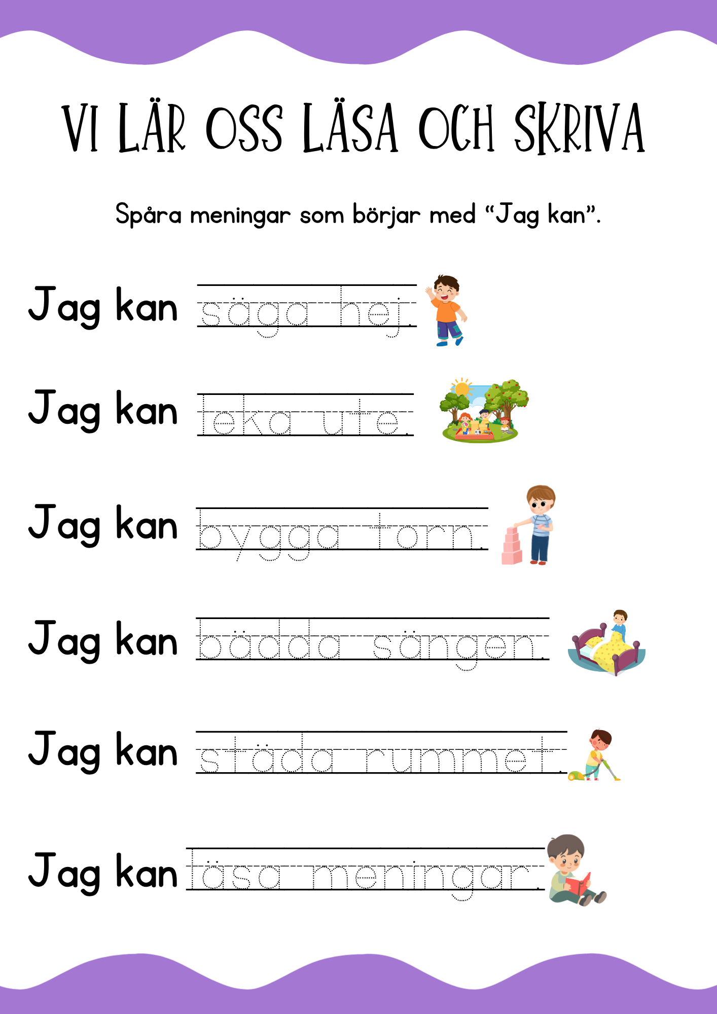Extra stort paket - Jag lär mig läsa och skriva