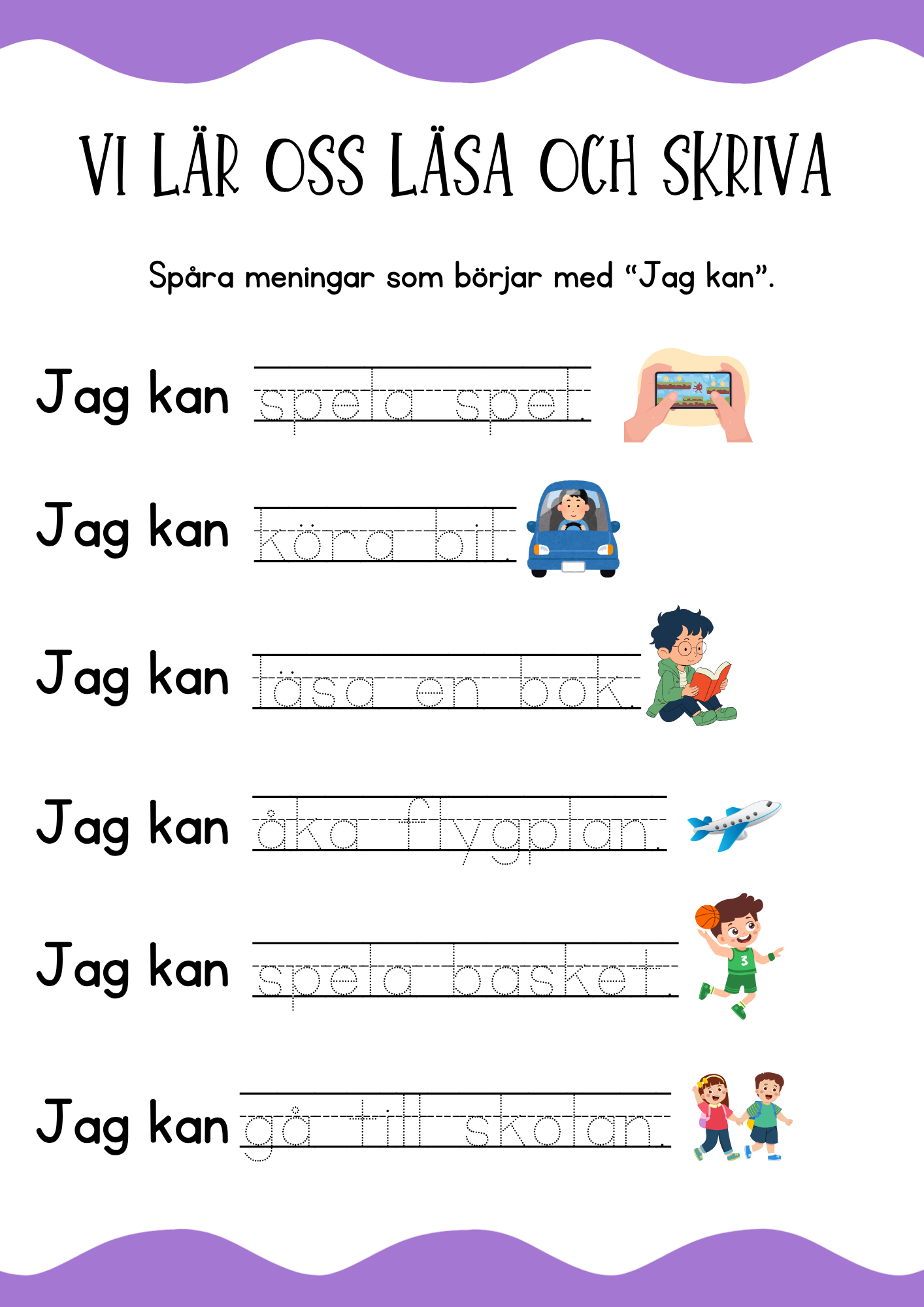 Extra stort paket - Jag lär mig läsa och skriva