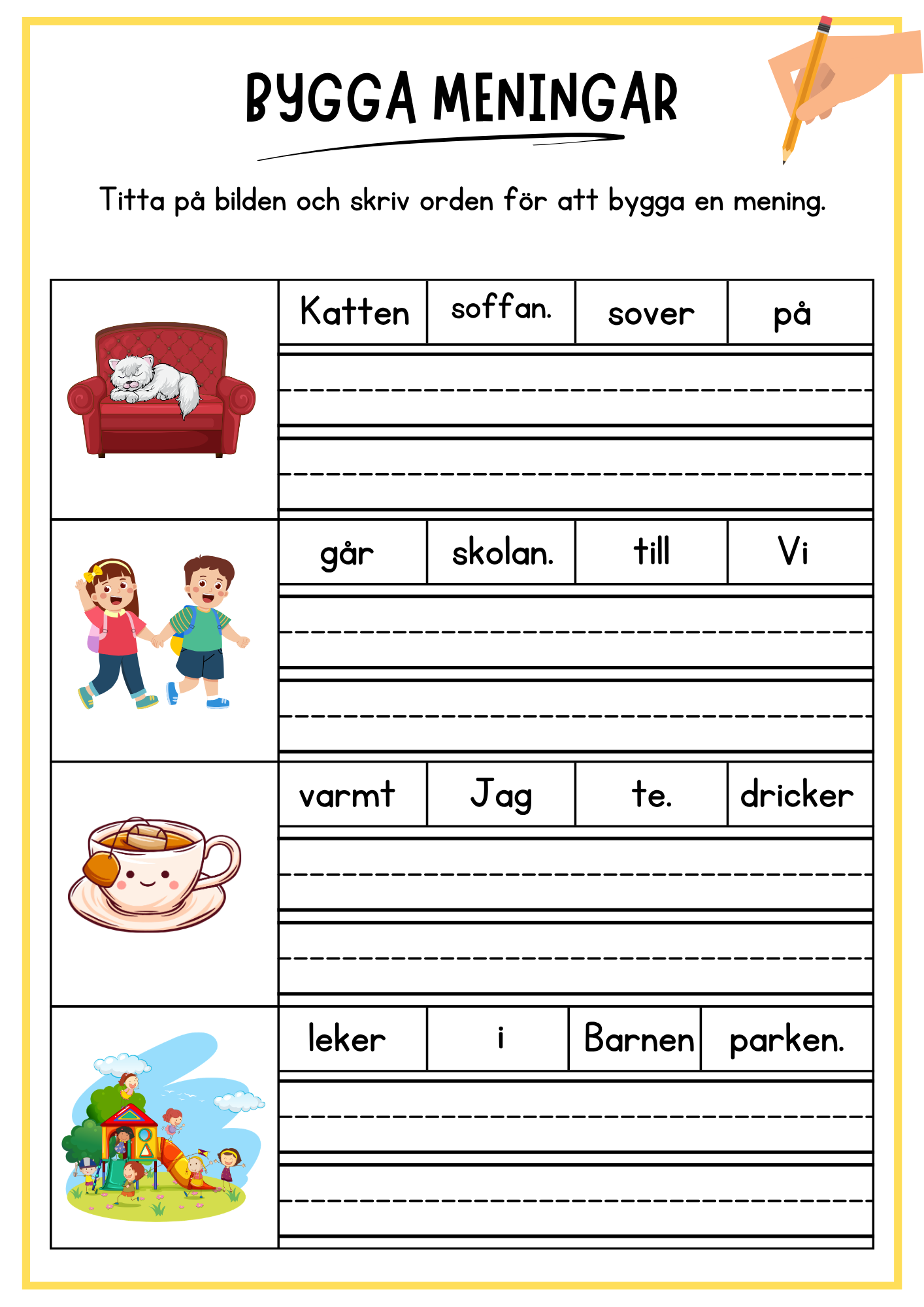 Extra stort paket - Jag lär mig läsa och skriva
