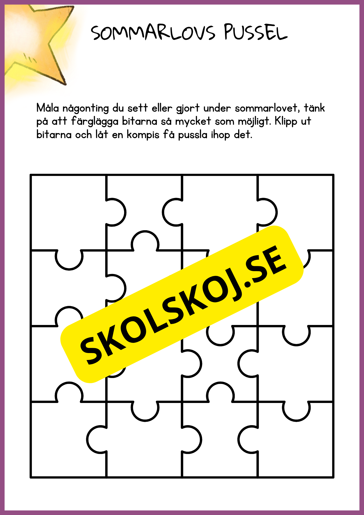 Stort paket - Skolstart (65 sidor)