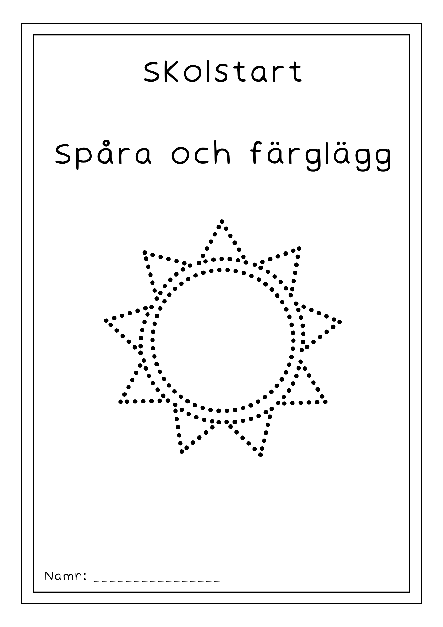 Stort paket - Skolstart (65 sidor)