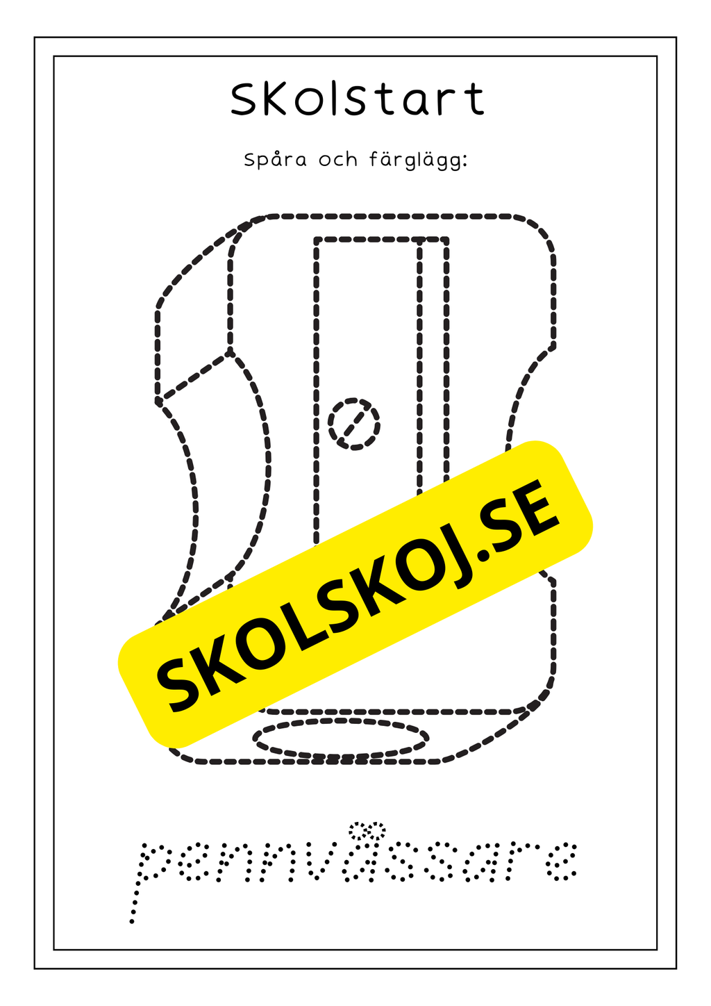 Stort paket - Skolstart (65 sidor)