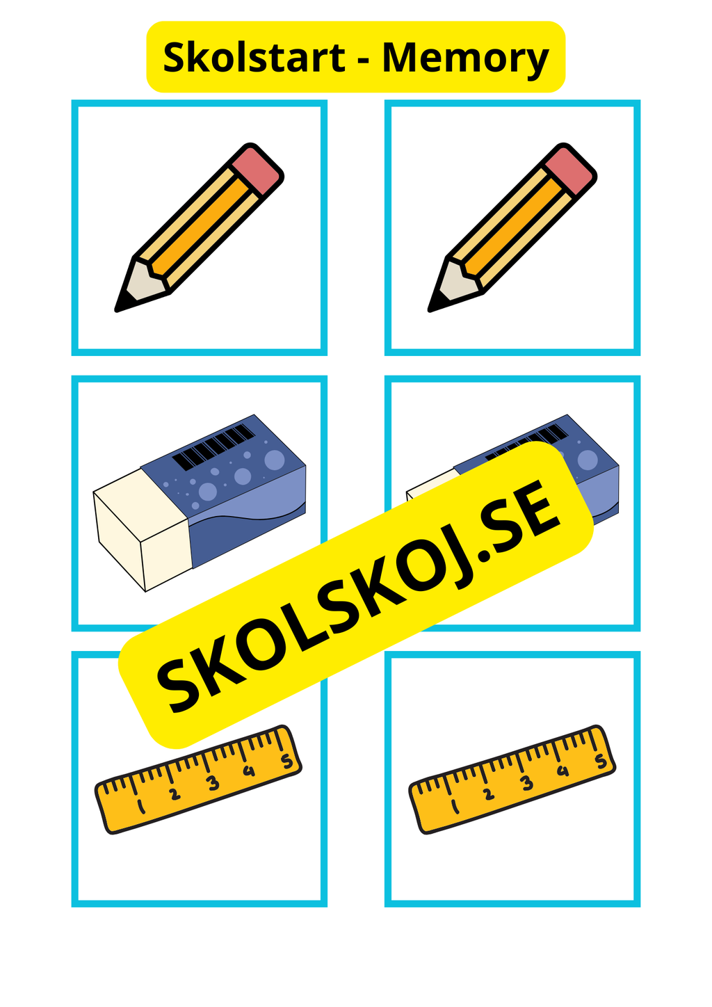 Stort paket - Skolstart (65 sidor)