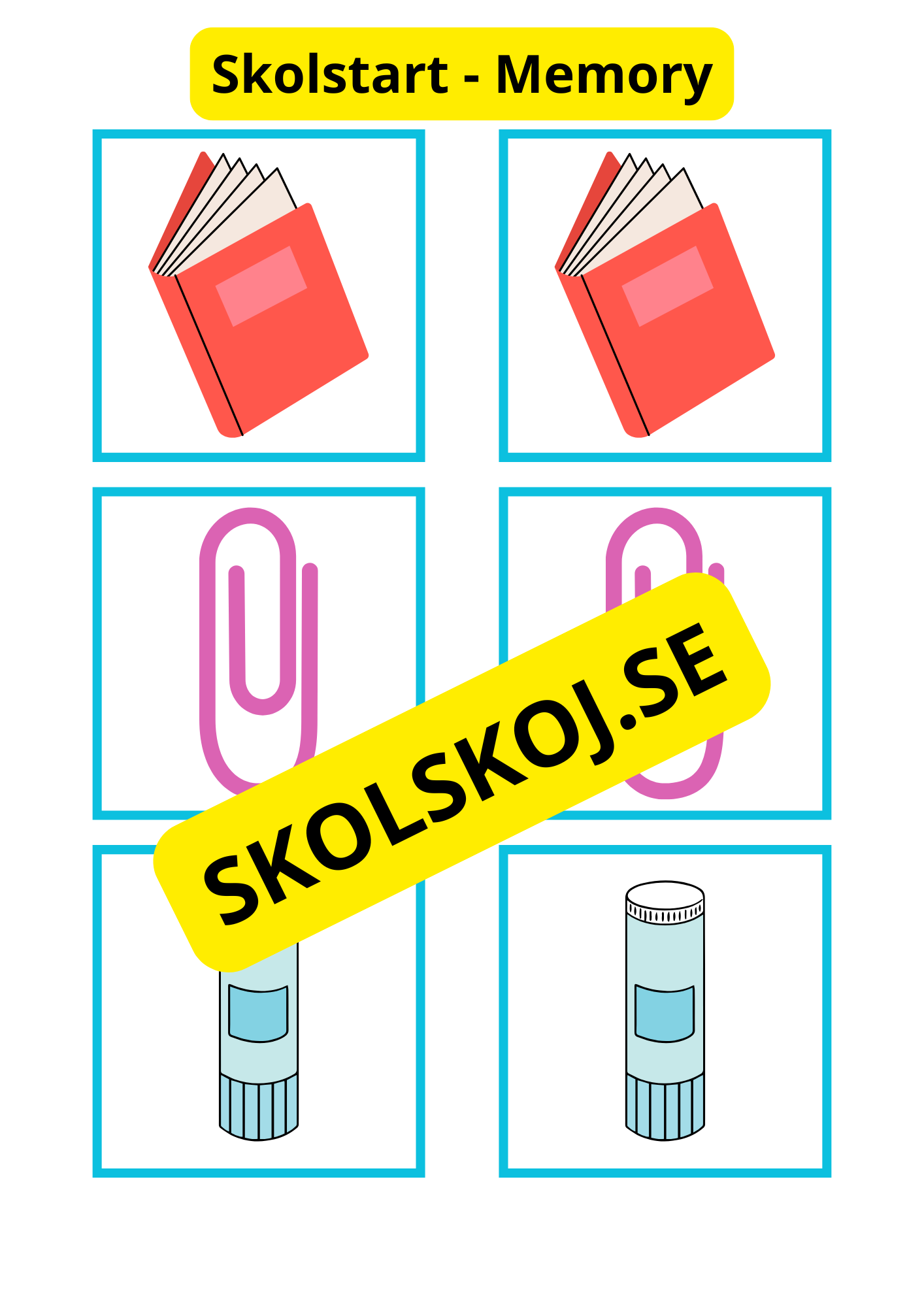 Stort paket - Skolstart (65 sidor)