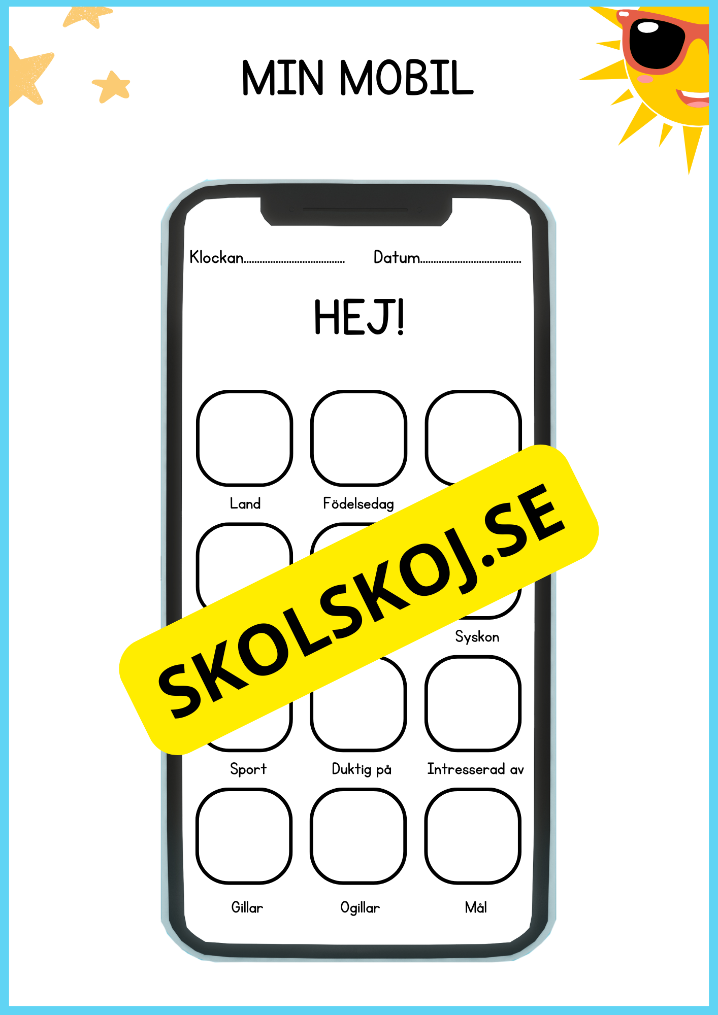 Stort paket - Skolstart (65 sidor)