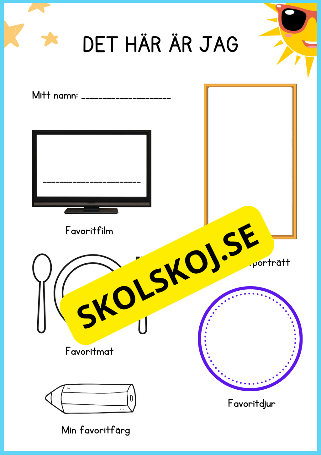 Stort paket - Skolstart (65 sidor)