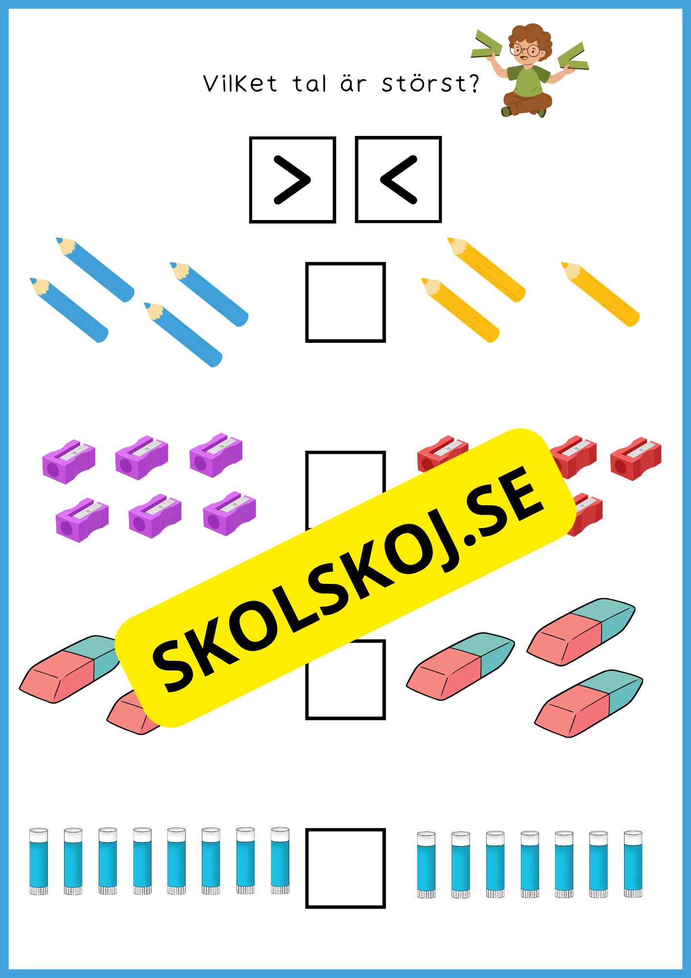 Stort paket - Skolstart (65 sidor)