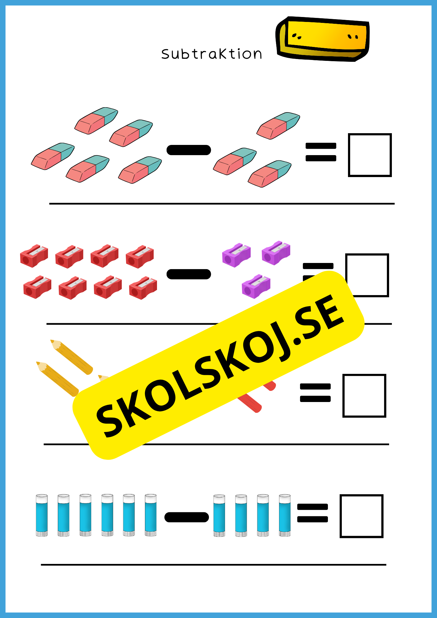 Stort paket - Skolstart (65 sidor)