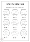 Subtraktion 0 - 10 - Förskoleklass - Årskurs 1