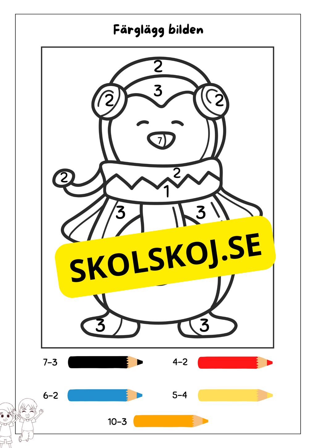 Subtraktion 0 - 10 - Förskoleklass - Årskurs 1