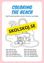 Summer vocabulary and grammar