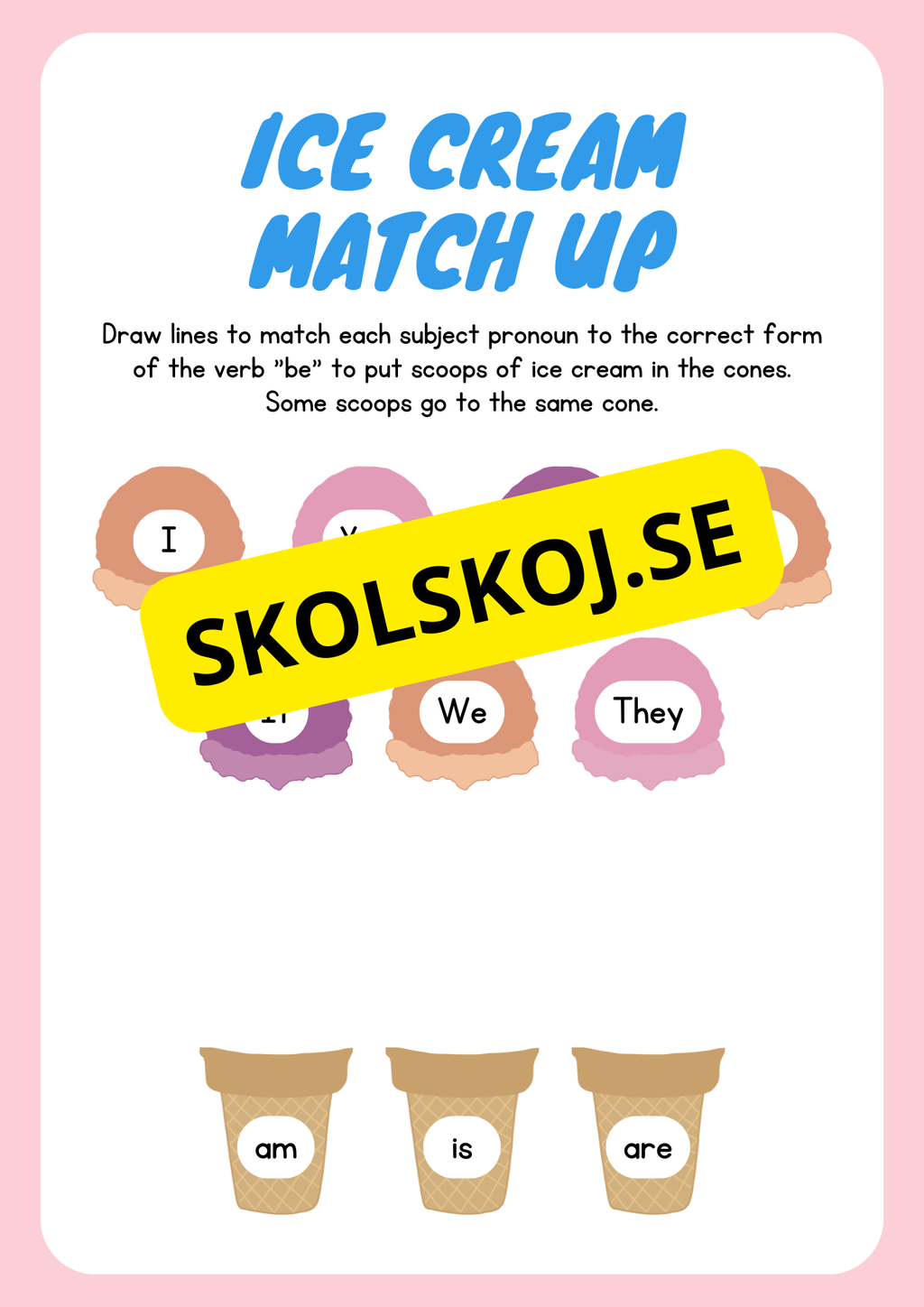 Summer vocabulary and grammar
