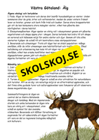 Sveriges landskapsdjur - Årskurs 4 - 6 - Biologi