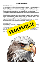 Sveriges landskapsdjur - Årskurs 4 - 6 - Biologi