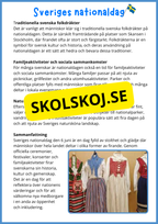 Sveriges nationaldag - Arbetshäfte