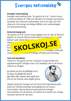 Sveriges nationaldag - Arbetshäfte