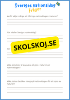 Sveriges nationaldag - Arbetshäfte