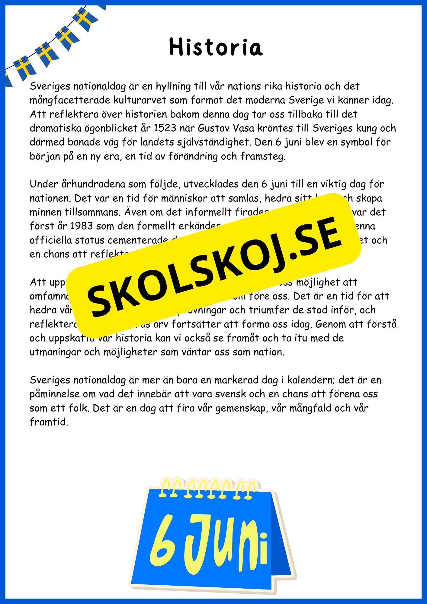 Sveriges nationaldag
