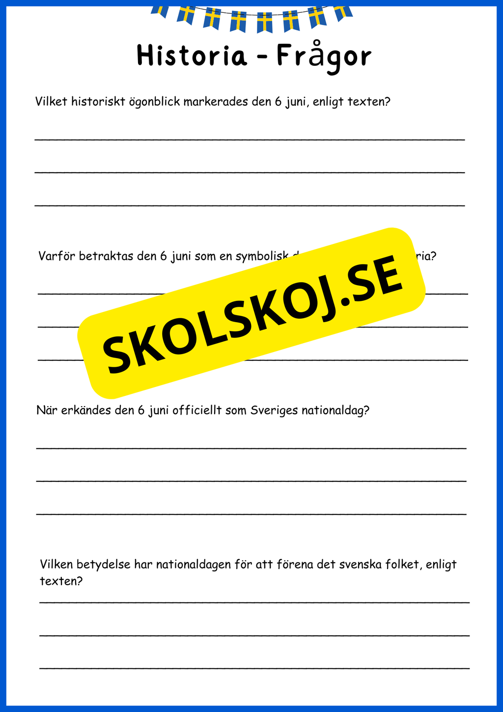 Sveriges nationaldag