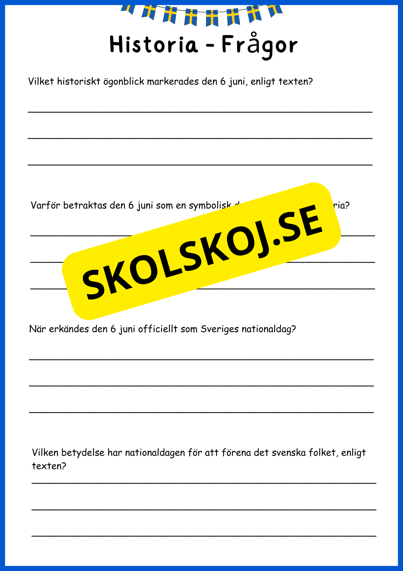 Sveriges nationaldag