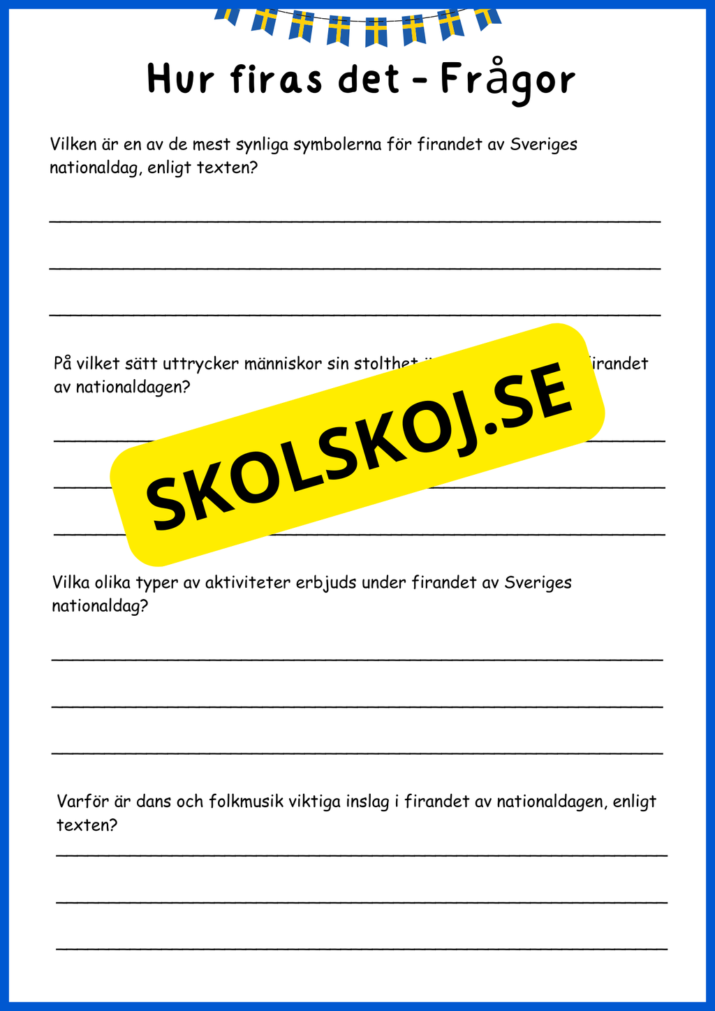 Sveriges nationaldag