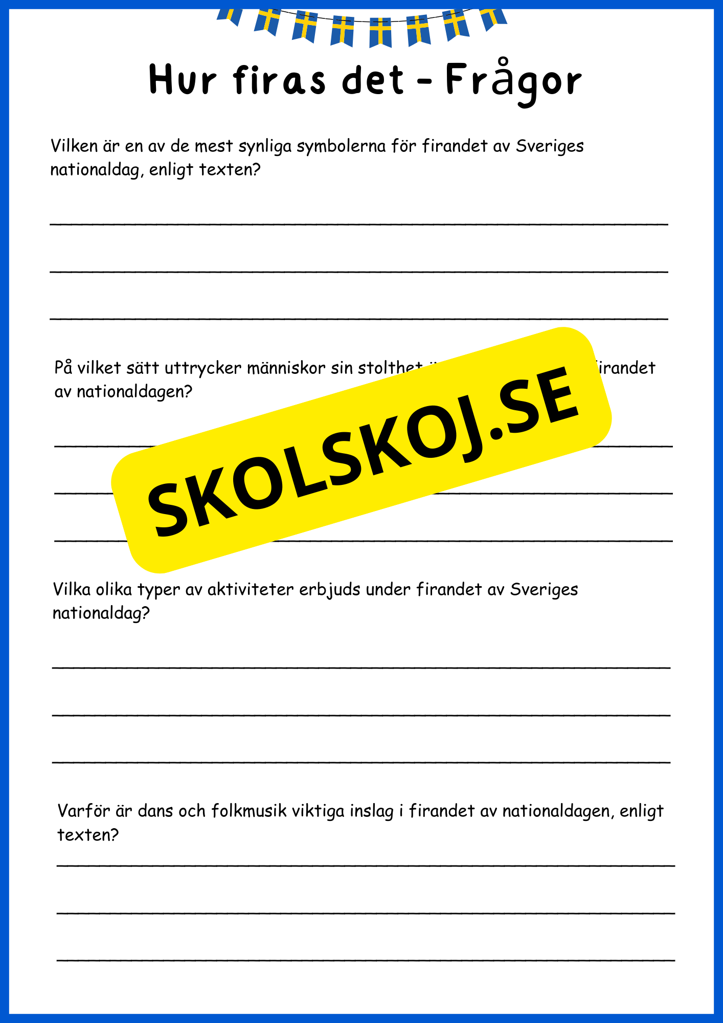 Sveriges nationaldag