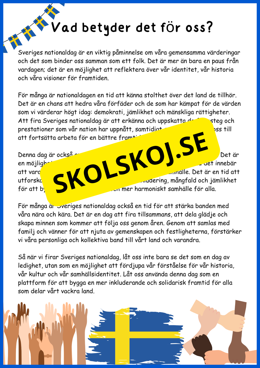 Sveriges nationaldag