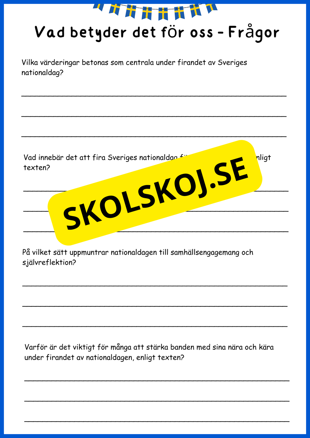 Sveriges nationaldag