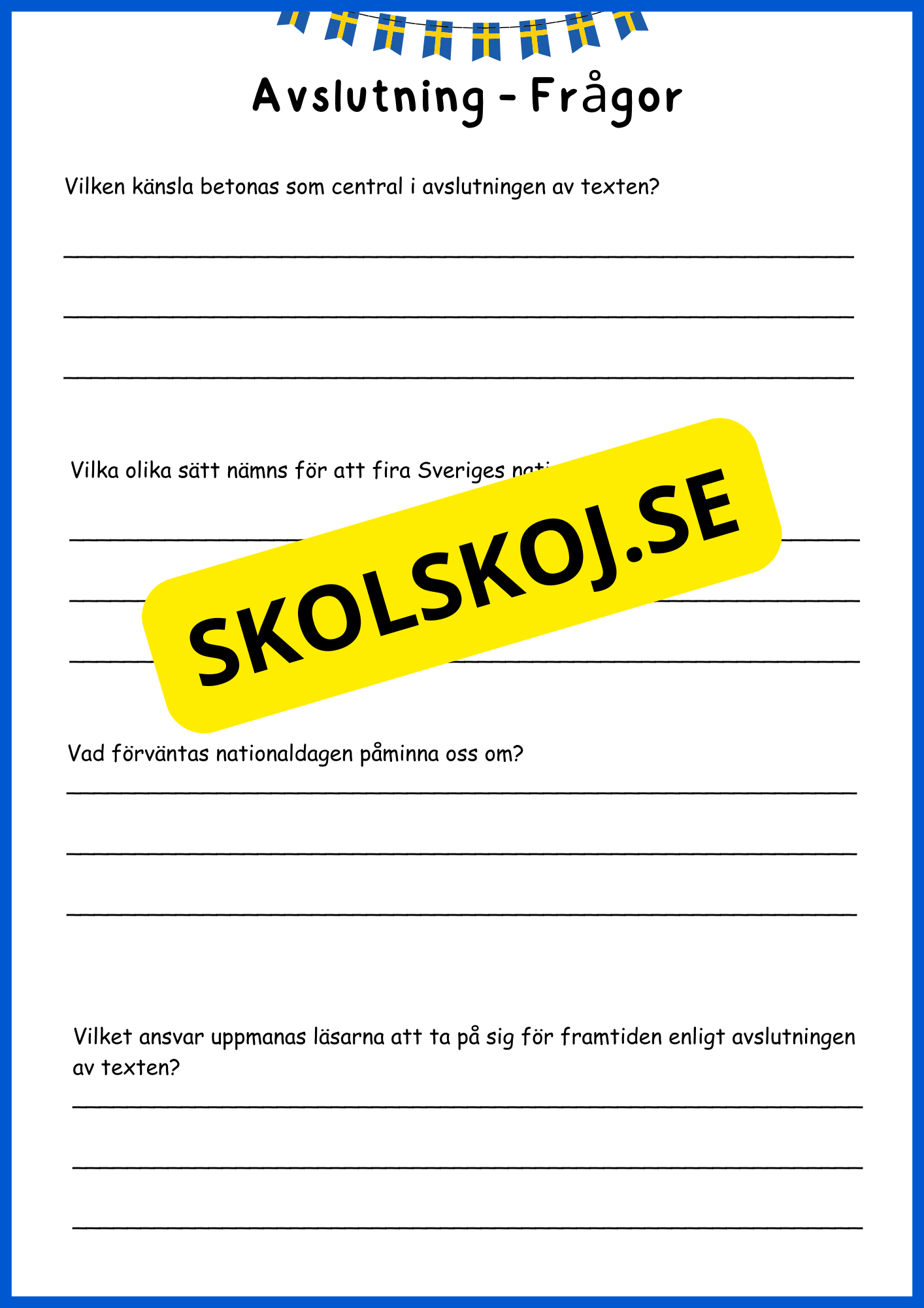 Sveriges nationaldag