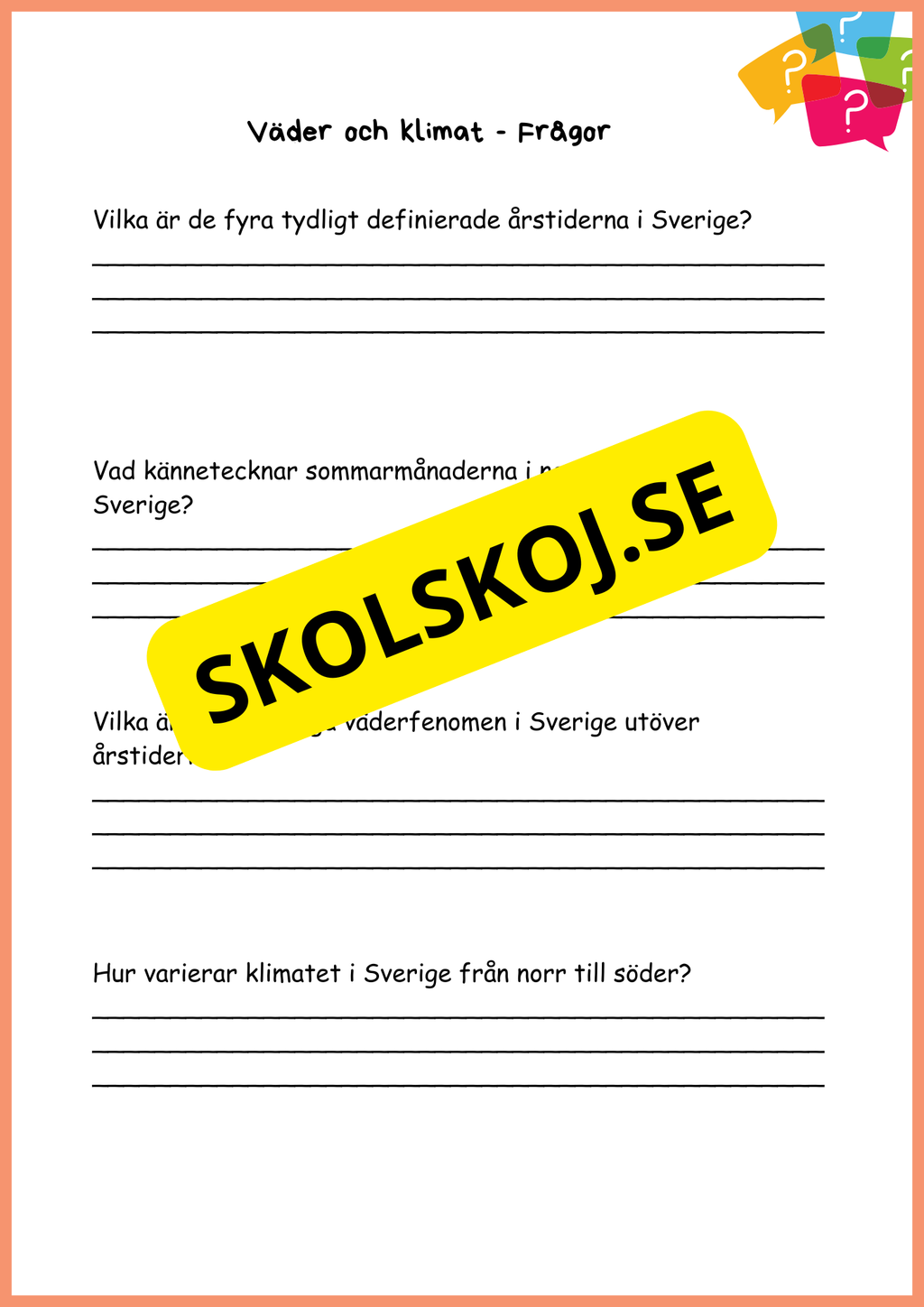 Sveriges naturresurser
