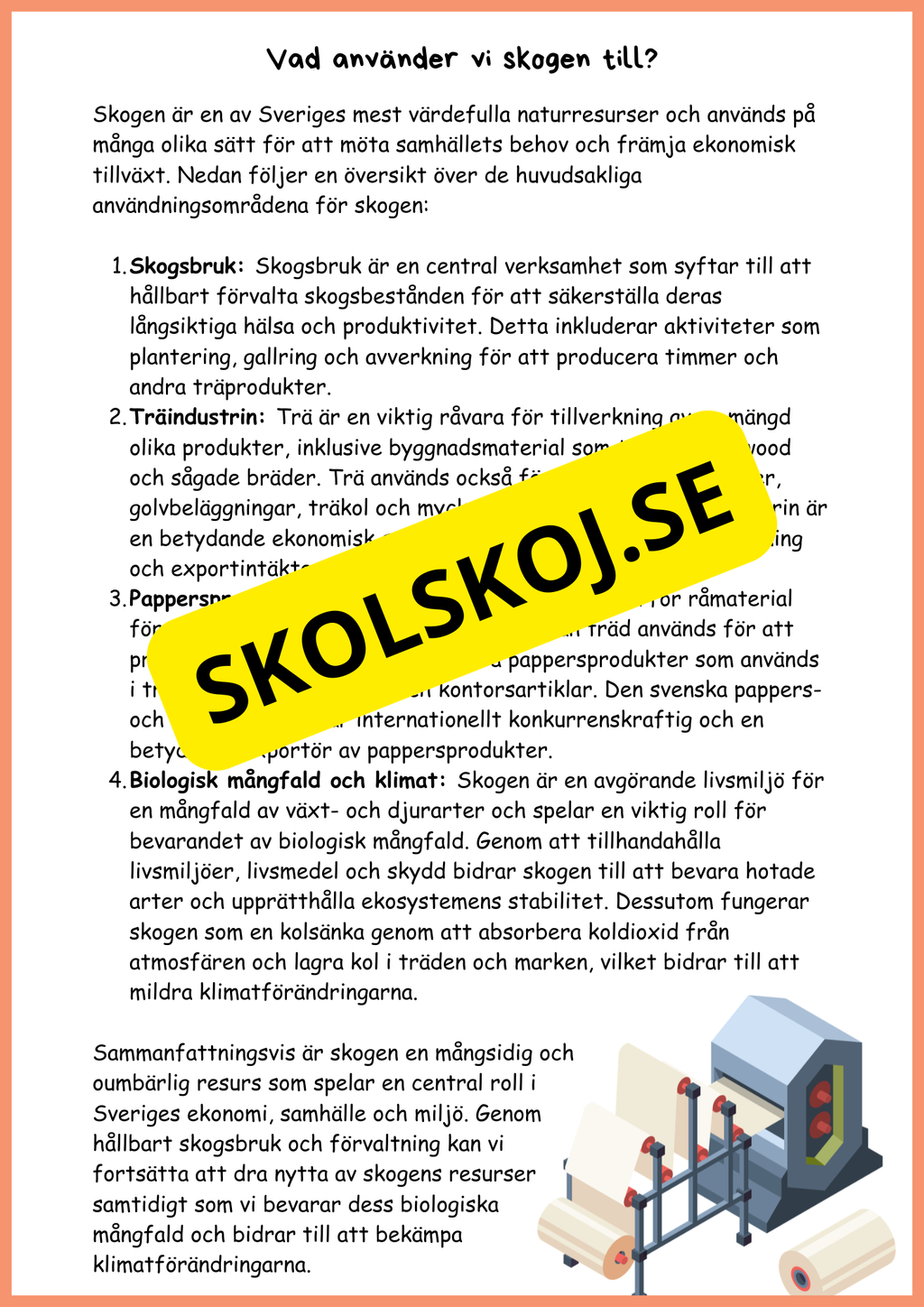 Sveriges naturresurser