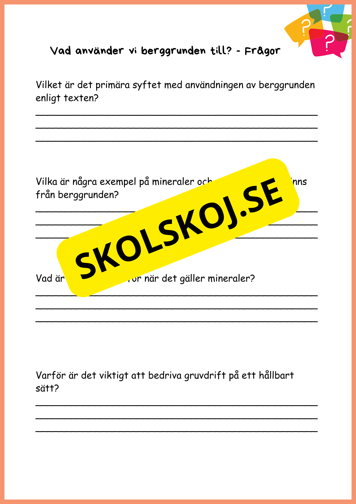 Sveriges naturresurser