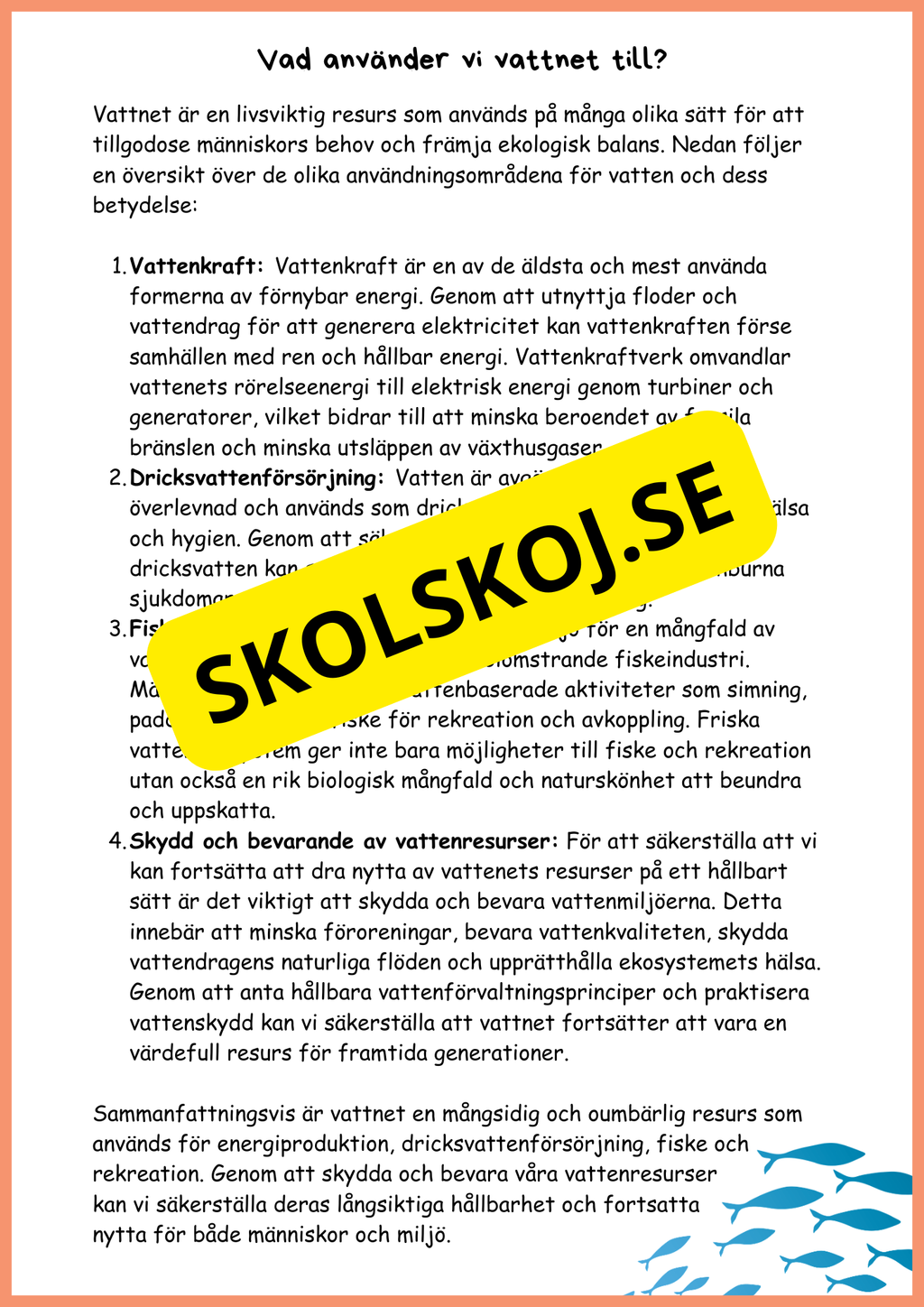 Sveriges naturresurser