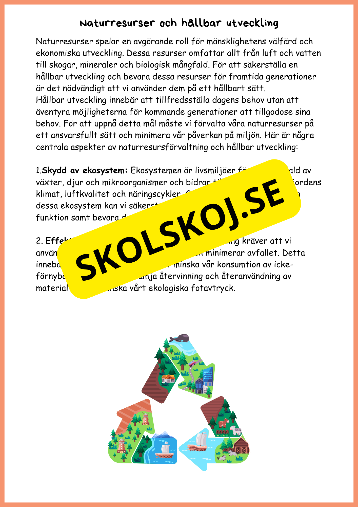Sveriges naturresurser