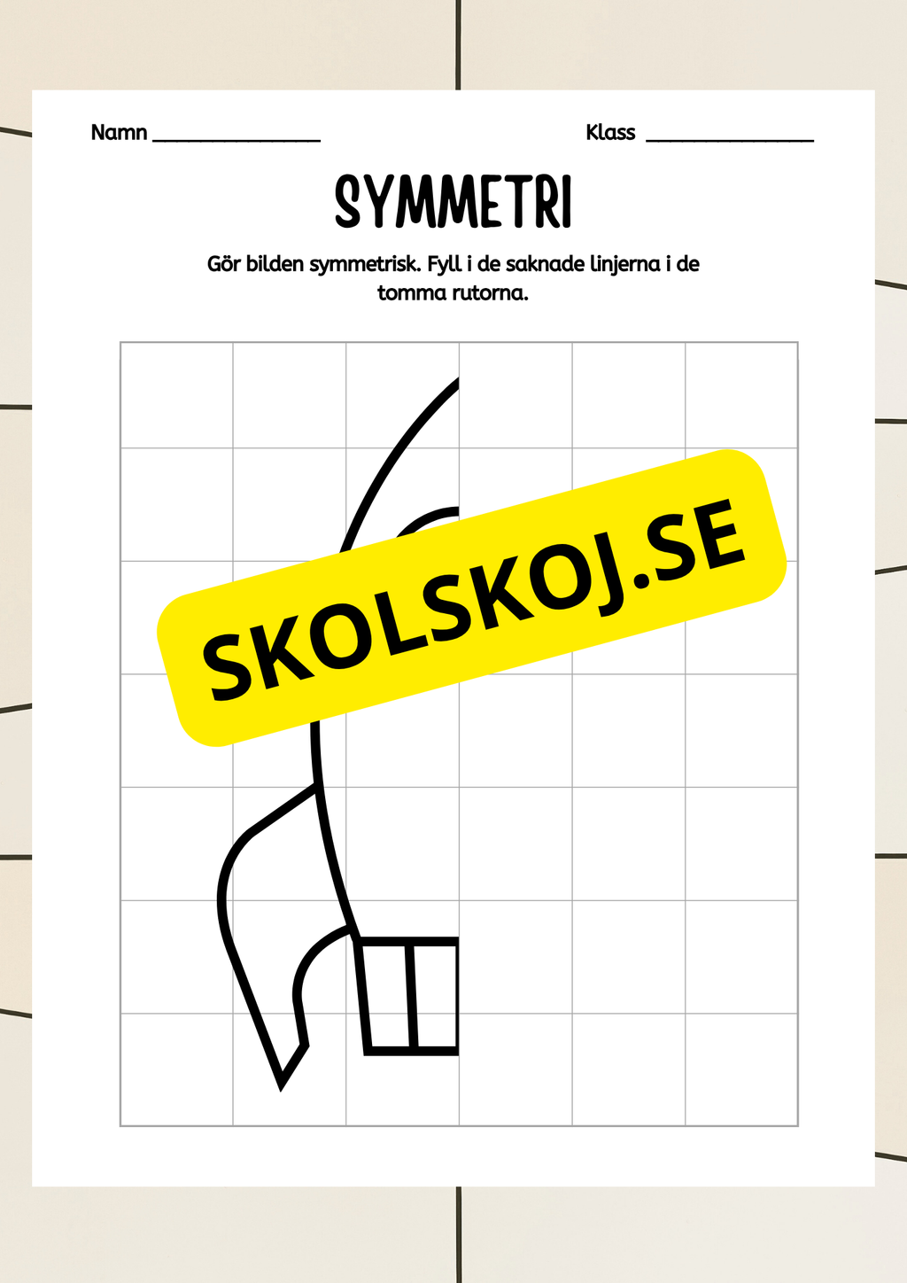 Symmetri - Blandade uppgifter