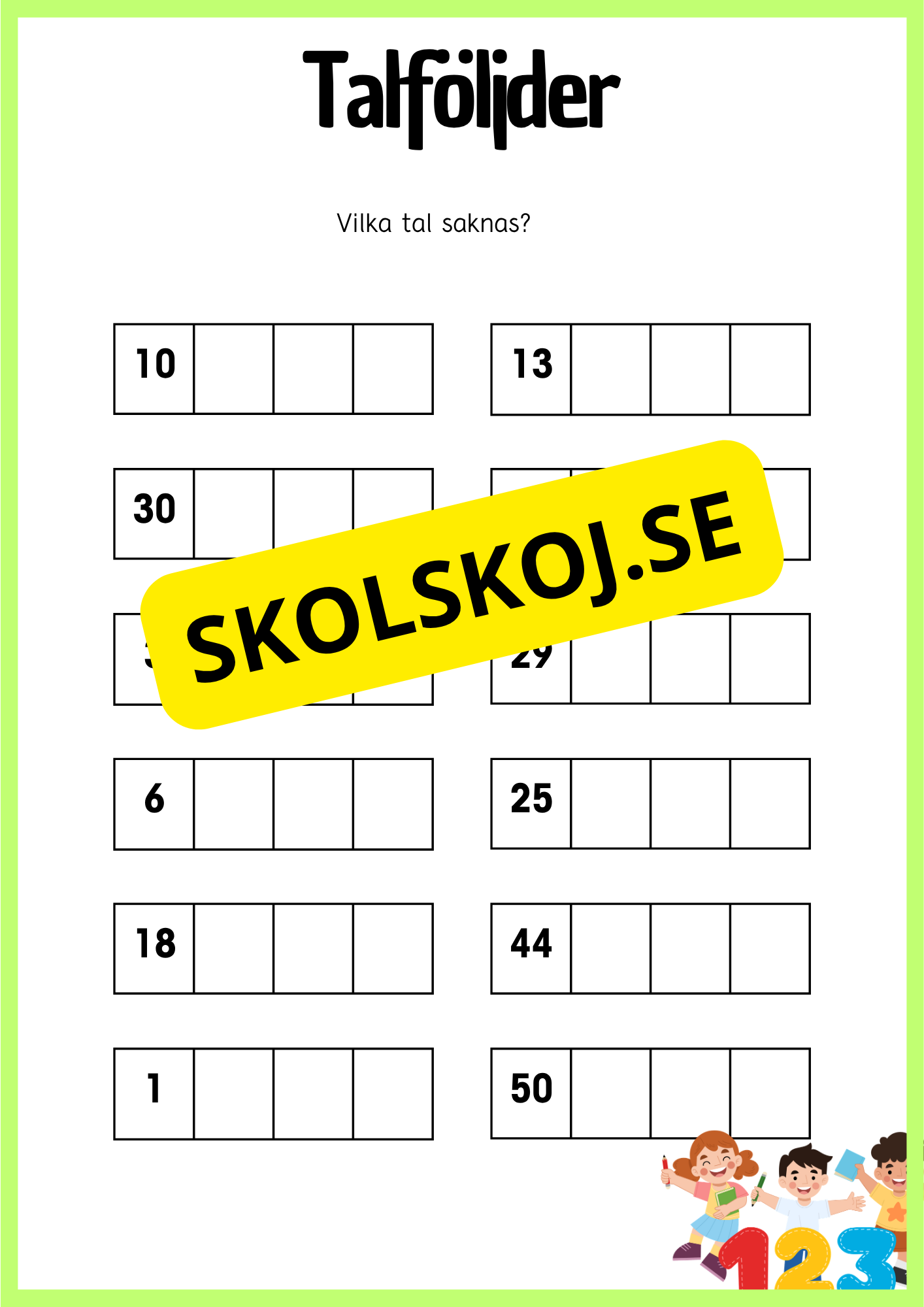 Talföljder