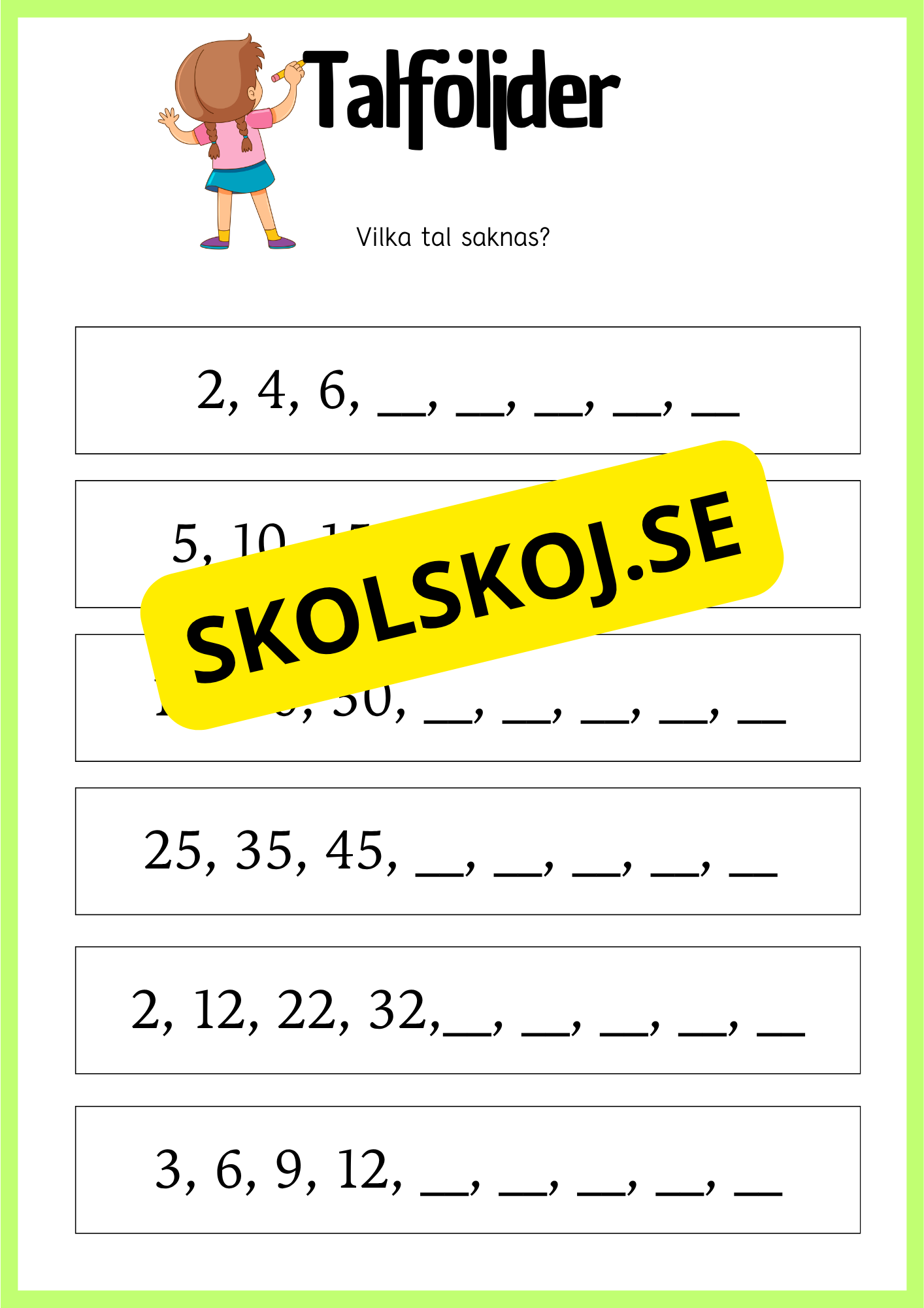 Talföljder