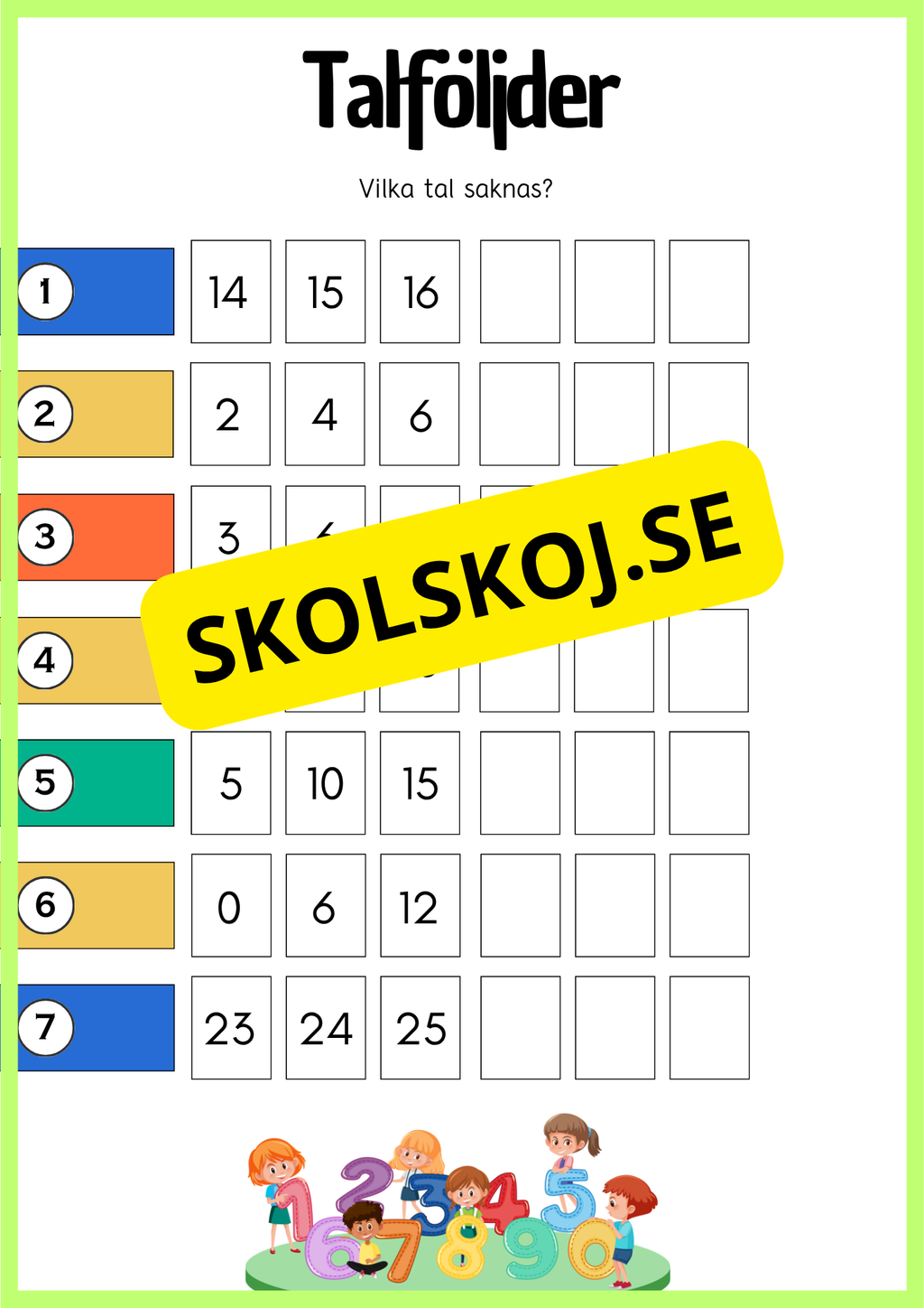 Talföljder