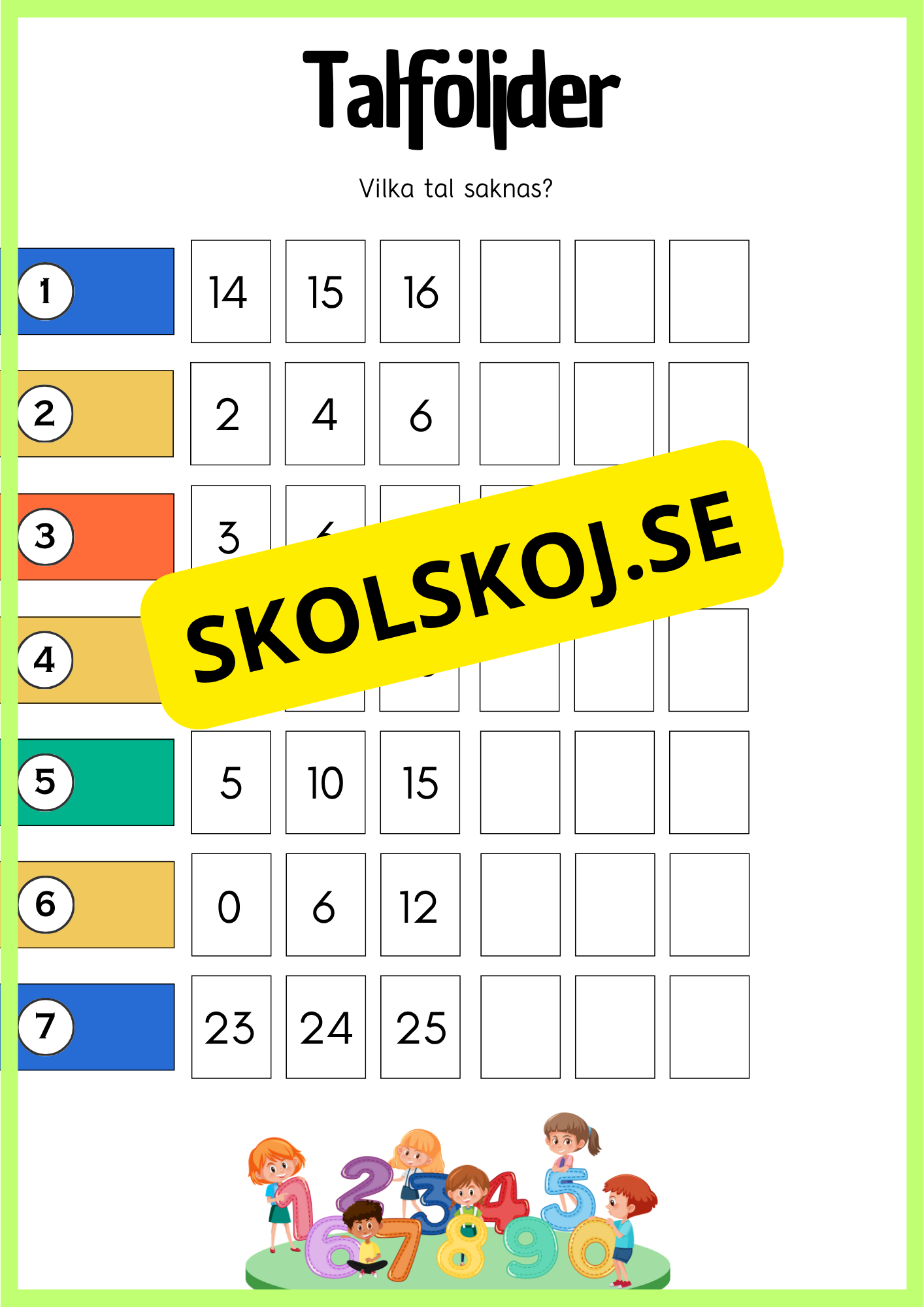Talföljder