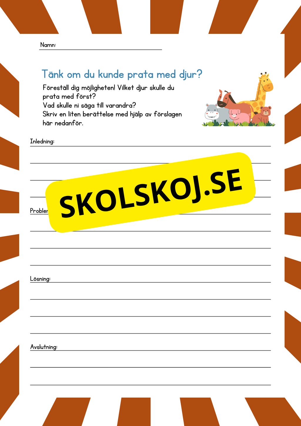 Tänk om – Små skriväventyr