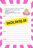 Tänk om – Små skriväventyr