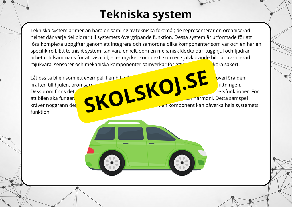 Teknikens värld - Interaktiv lektion (Blädderbok) - Årskurs 4 - 6