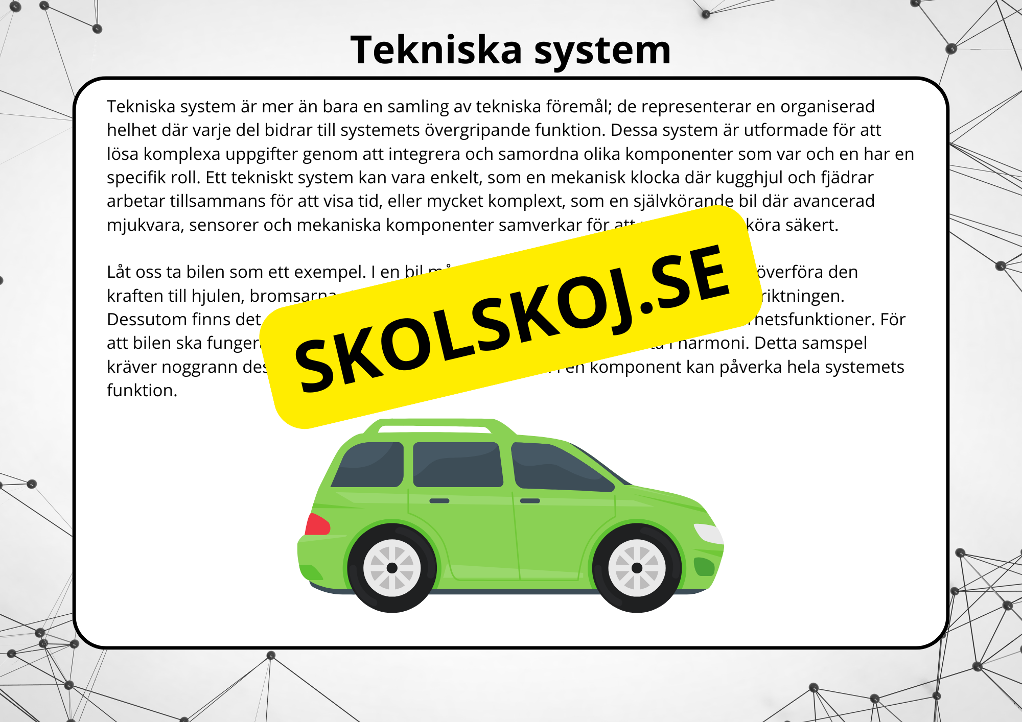 Teknikens värld - Interaktiv lektion (Blädderbok) - Årskurs 4 - 6